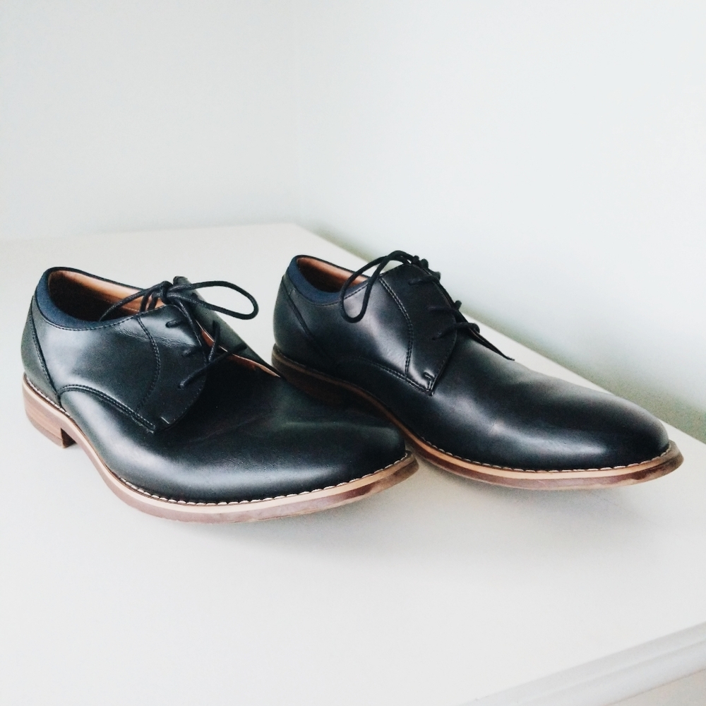 Black Dress Shoes w/ Foot support 👣